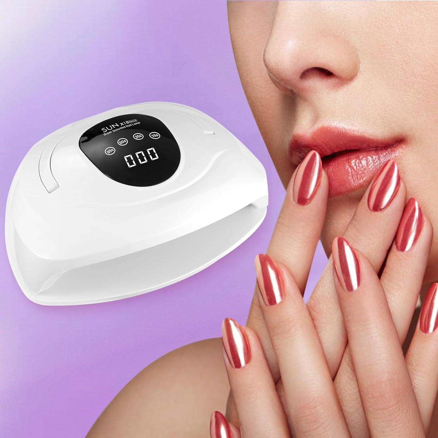 Lámpara de Uñas LED 320W Soiiw con Sensor Automático y 4 Temporizadores