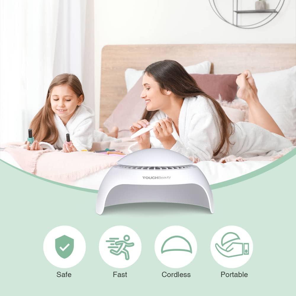 Secador de Uñas TOUCHBeauty TB-2130 con Ventilador y Luz LED
