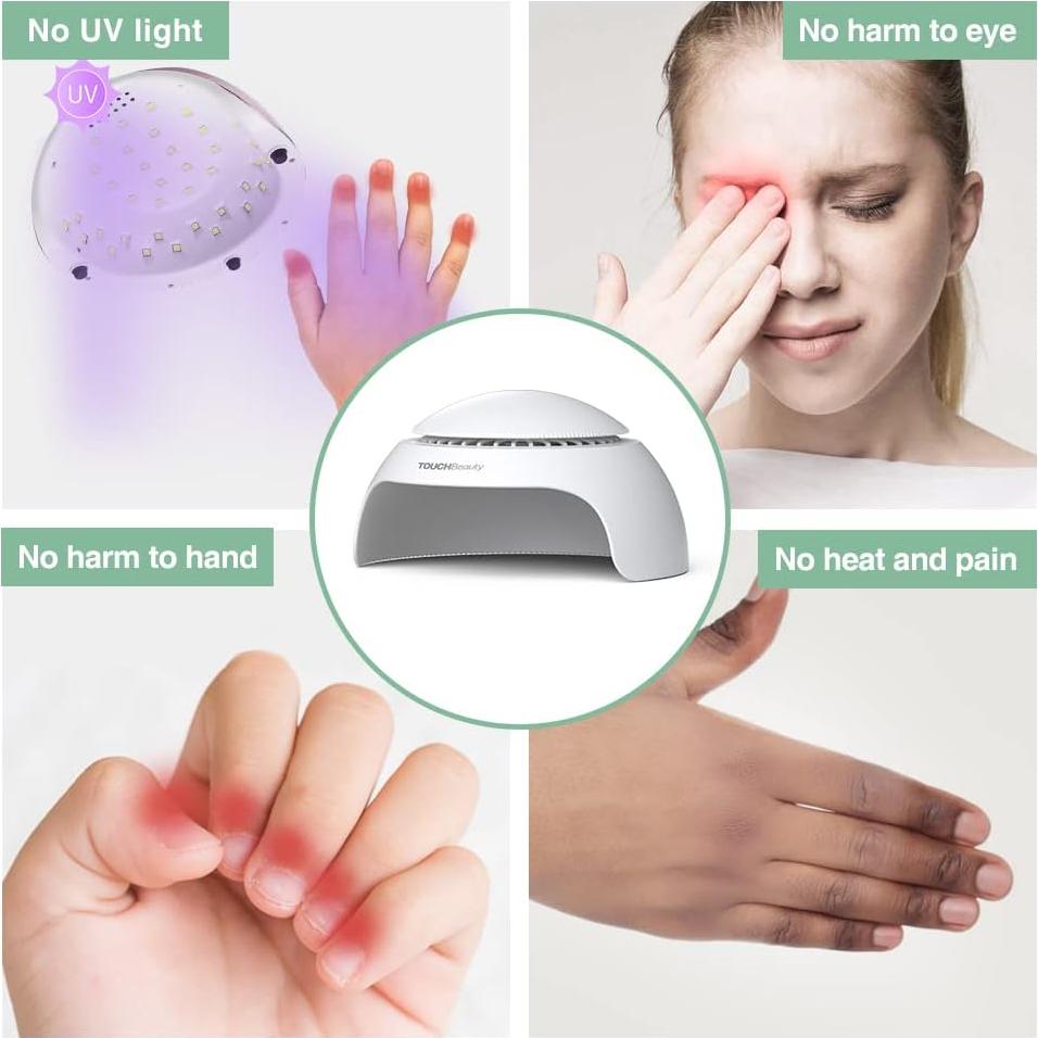 Secador de Uñas TOUCHBeauty TB-2130 con Ventilador y Luz LED