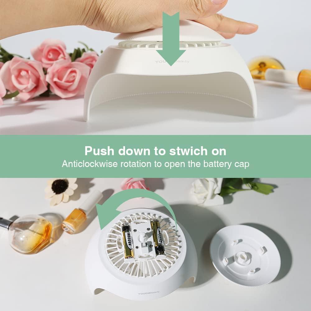 Secador de Uñas TOUCHBeauty TB-2130 con Ventilador y Luz LED