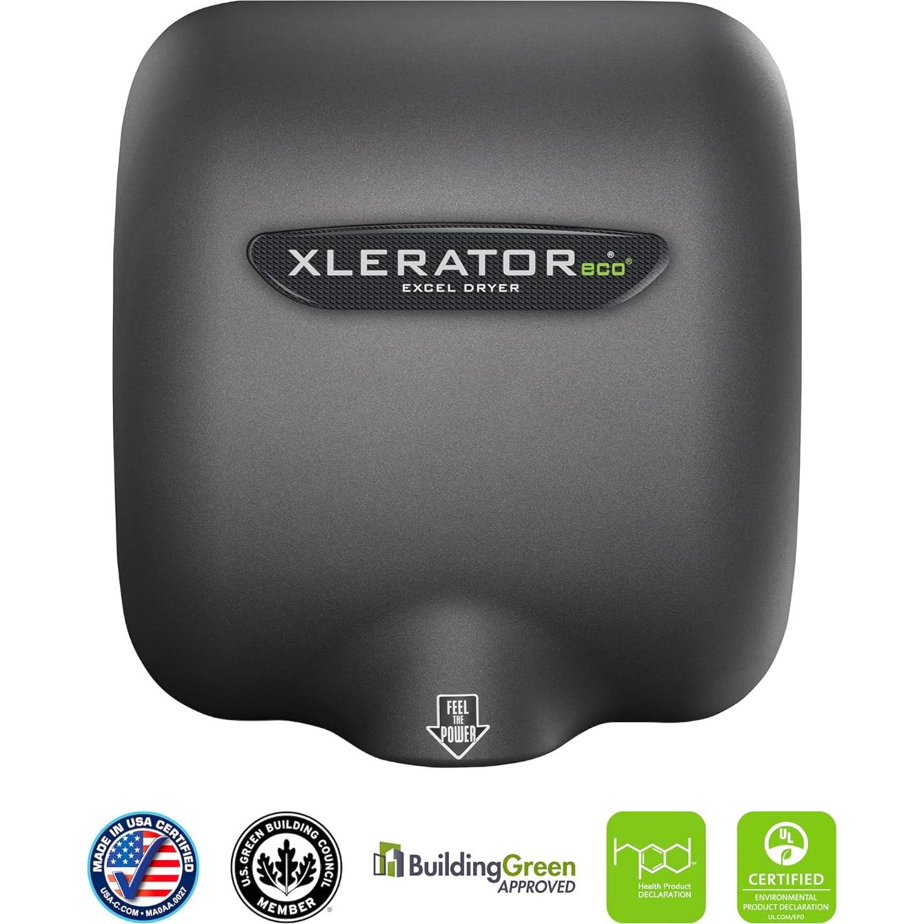 Secador de Manos Automático Excel Dryer XL-GR-ECO-1.1N 500W