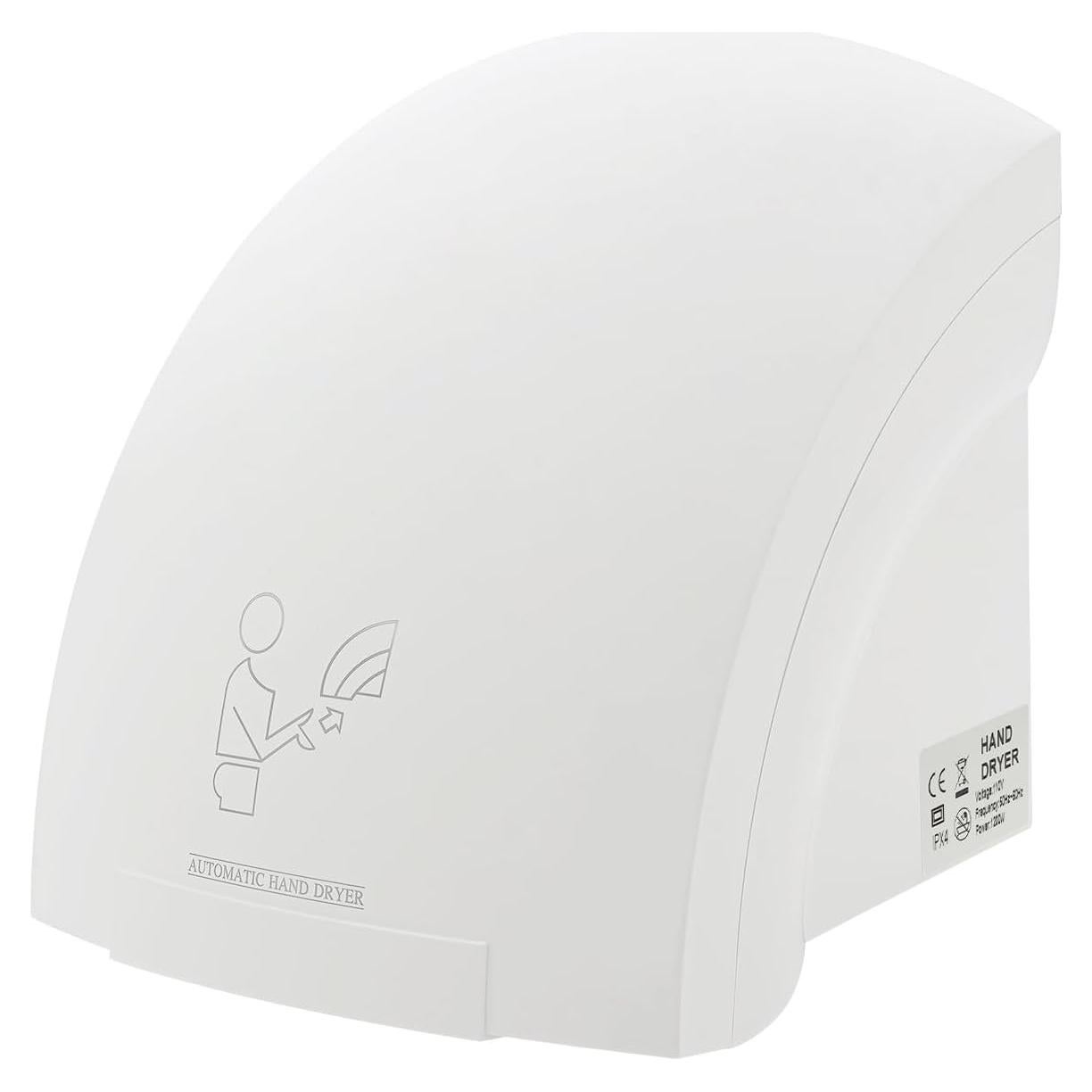 Secador de Manos Automático Bathrena 1200W Infrarrojo ABS