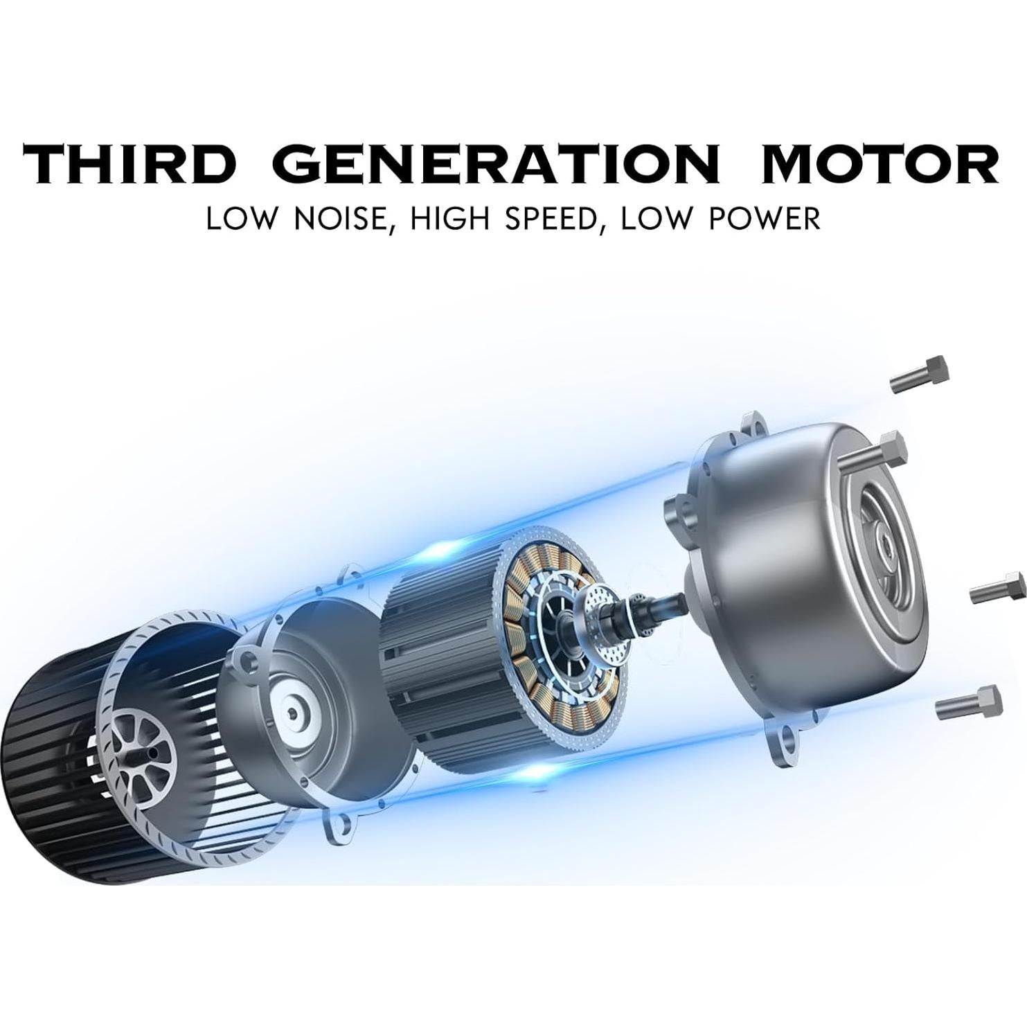 Secador de manos BEZADI 1800W con filtro HEPA blanco