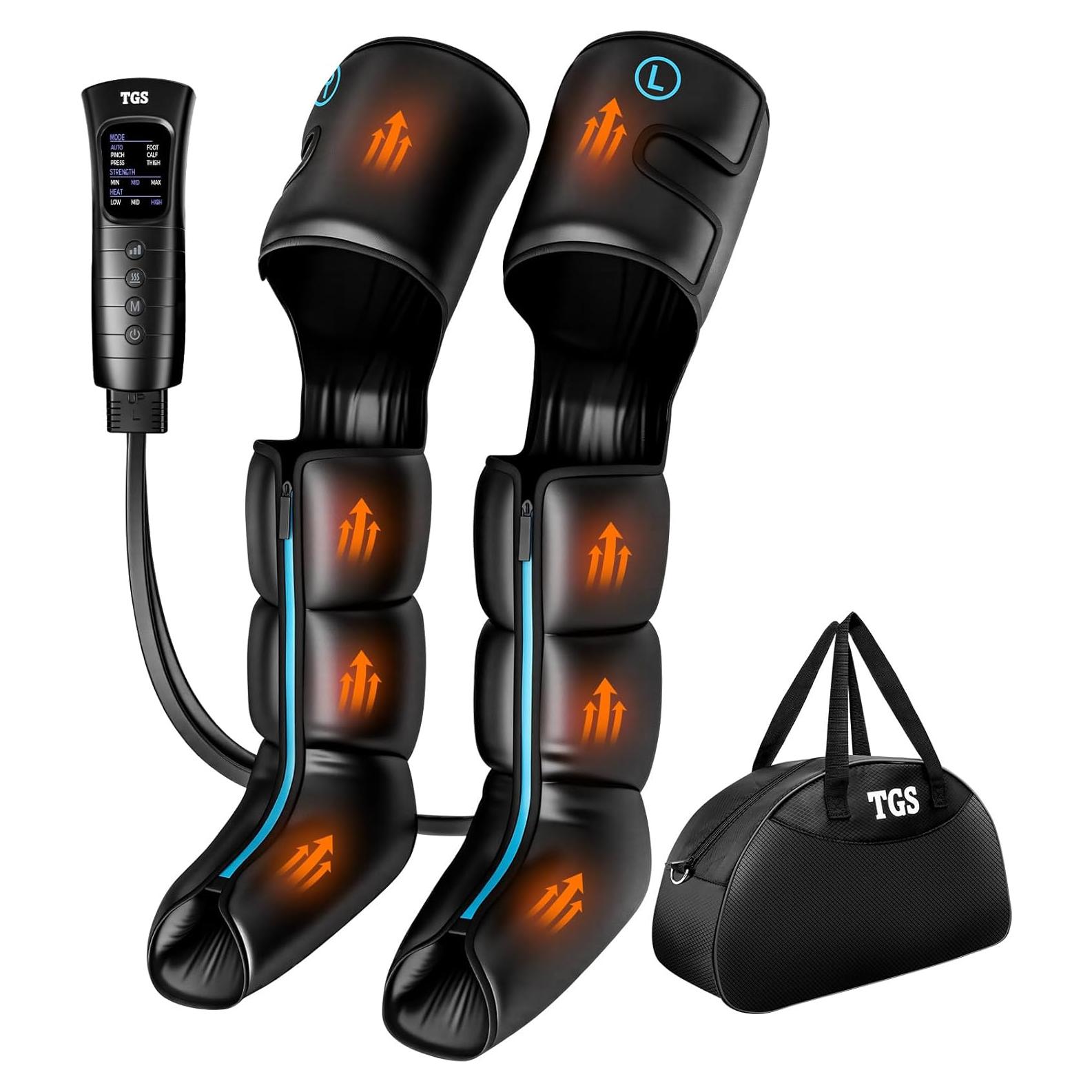Masajeador de Piernas Hunan TGS FE-7204B con Calor y Compresión