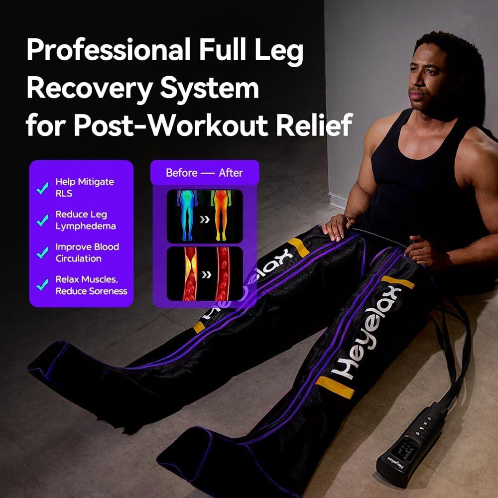 Masajeador de Piernas Heyelax Grande para Circulación y Alivio