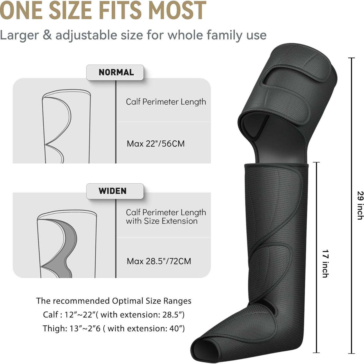 Masajeador de Pies y Piernas FIT KING FT-012A 3 Modos 3 Intensidades