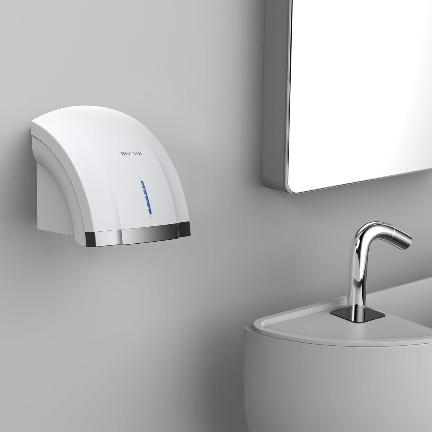 Secador de Manos BEZADI 1800W Automático Caliente y Frío