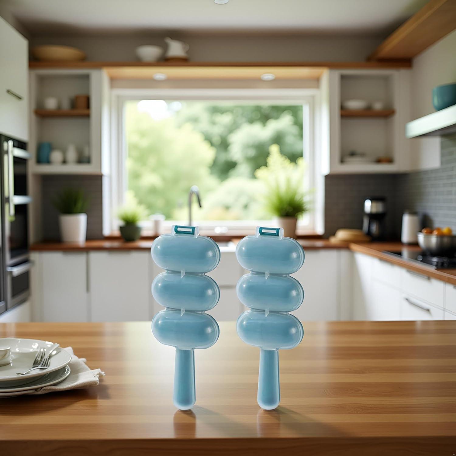 Kit de Moldeadores de Bolas de Arroz Htppzjr - 2 Piezas Azul