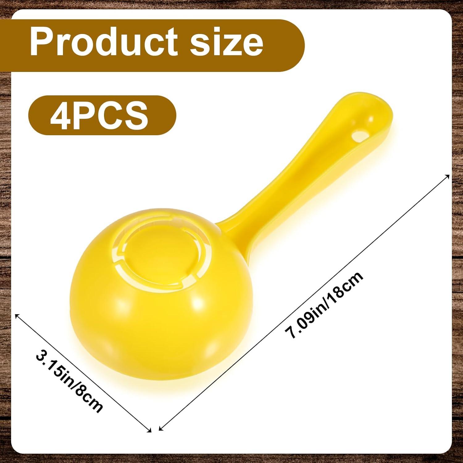 Molde de Cuchara de Arroz Gjinxi 4 Piezas Amarillo Antiadherente