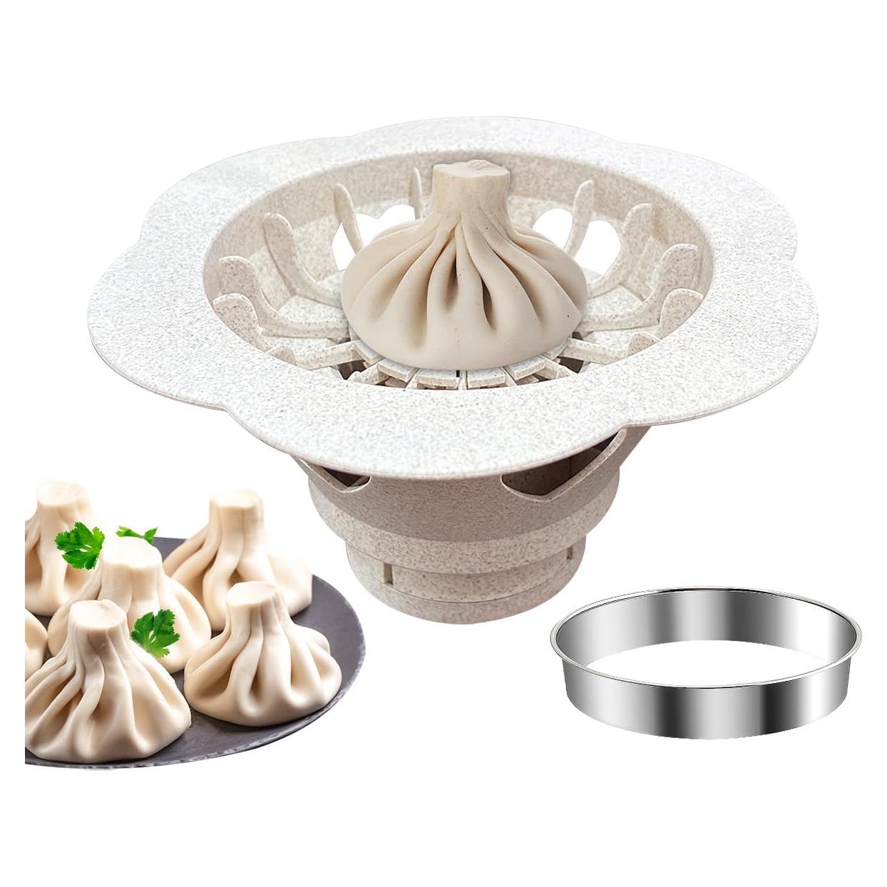 Máquina de Baozi Jnhuy 16.8 cm, Molde de Dumpling Fácil de Usar