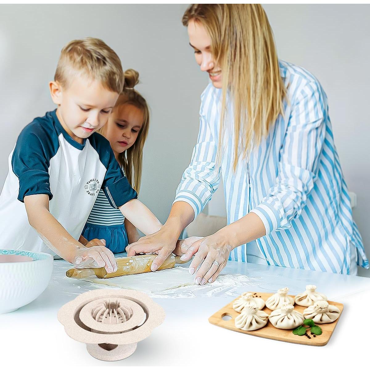 Máquina de Baozi Jnhuy 16.8 cm, Molde de Dumpling Fácil de Usar