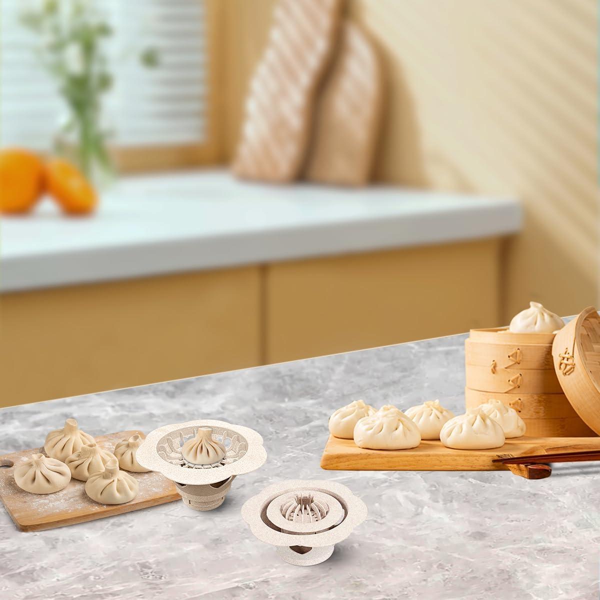 Máquina de Baozi Jnhuy 16.8 cm, Molde de Dumpling Fácil de Usar