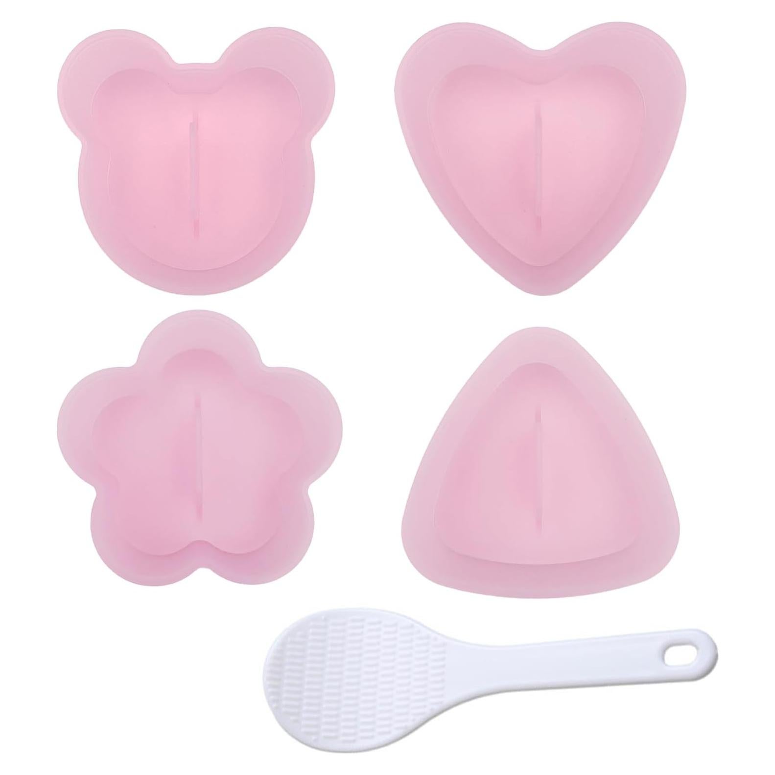 Kit de Moldes para Musubi Itechpanda - 4 Piezas Rosa