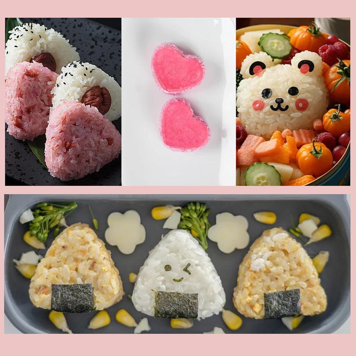 Kit de Moldes para Musubi Itechpanda - 4 Piezas Rosa