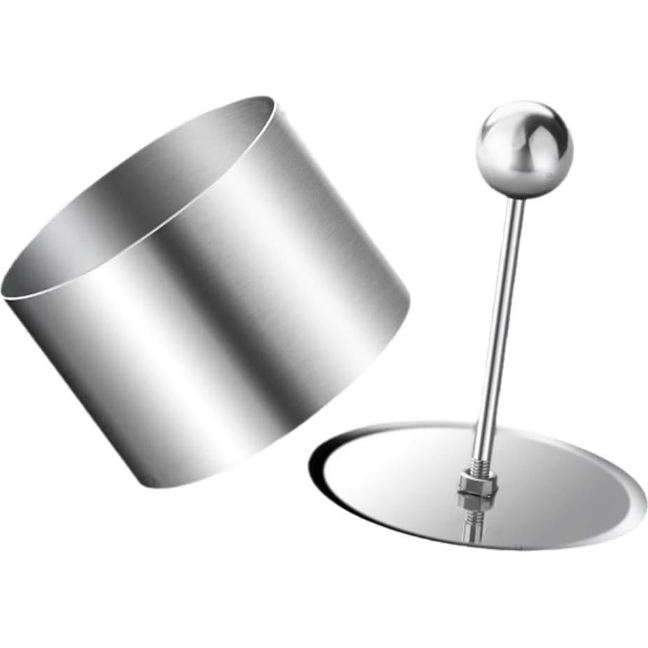 Molde de Onigiri Redondo MAGICLULU 2 Piezas Acero Inoxidable