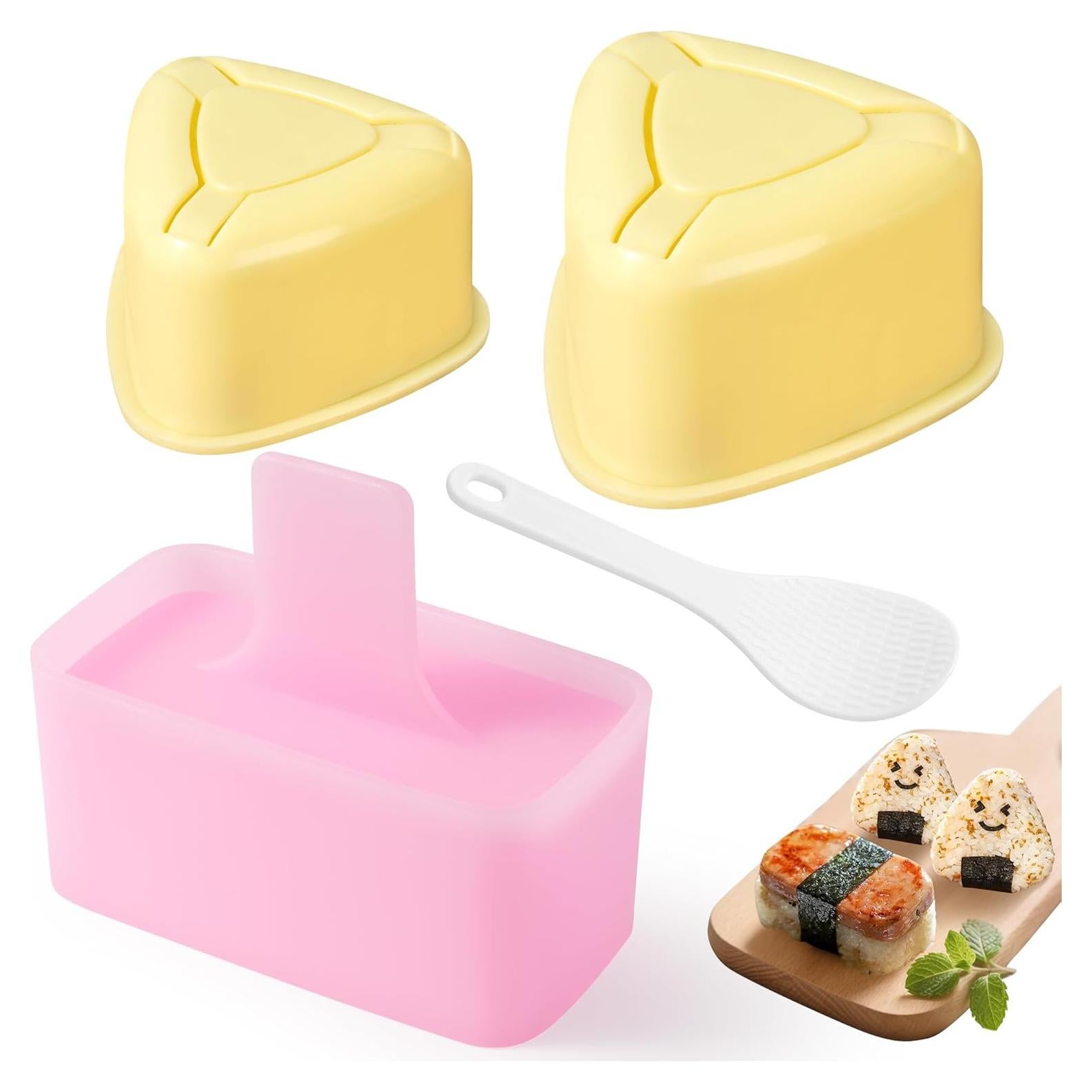 Molde de Onigiri Faweskiy 3 Piezas para Bolas de Arroz