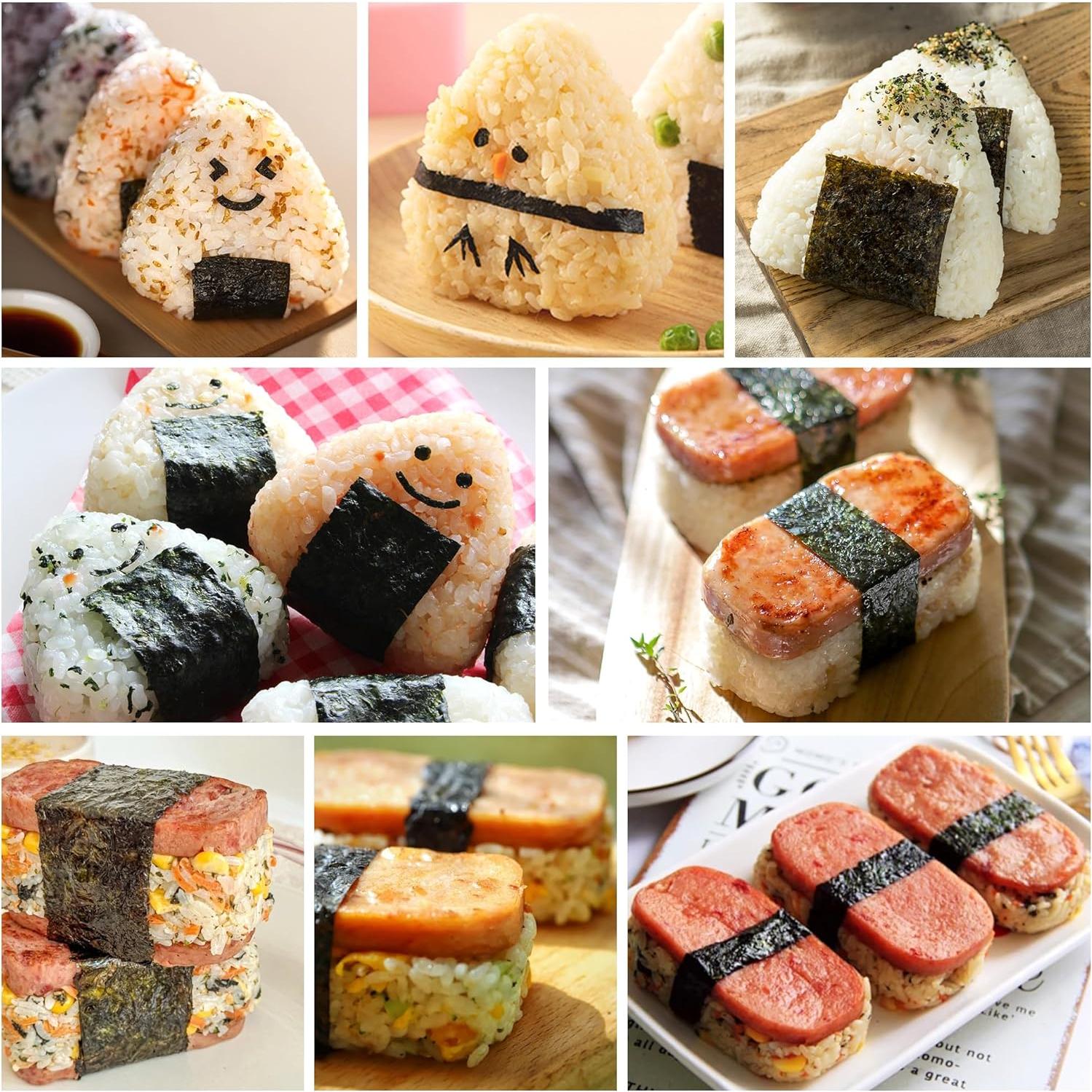 Molde de Onigiri Faweskiy 3 Piezas para Bolas de Arroz