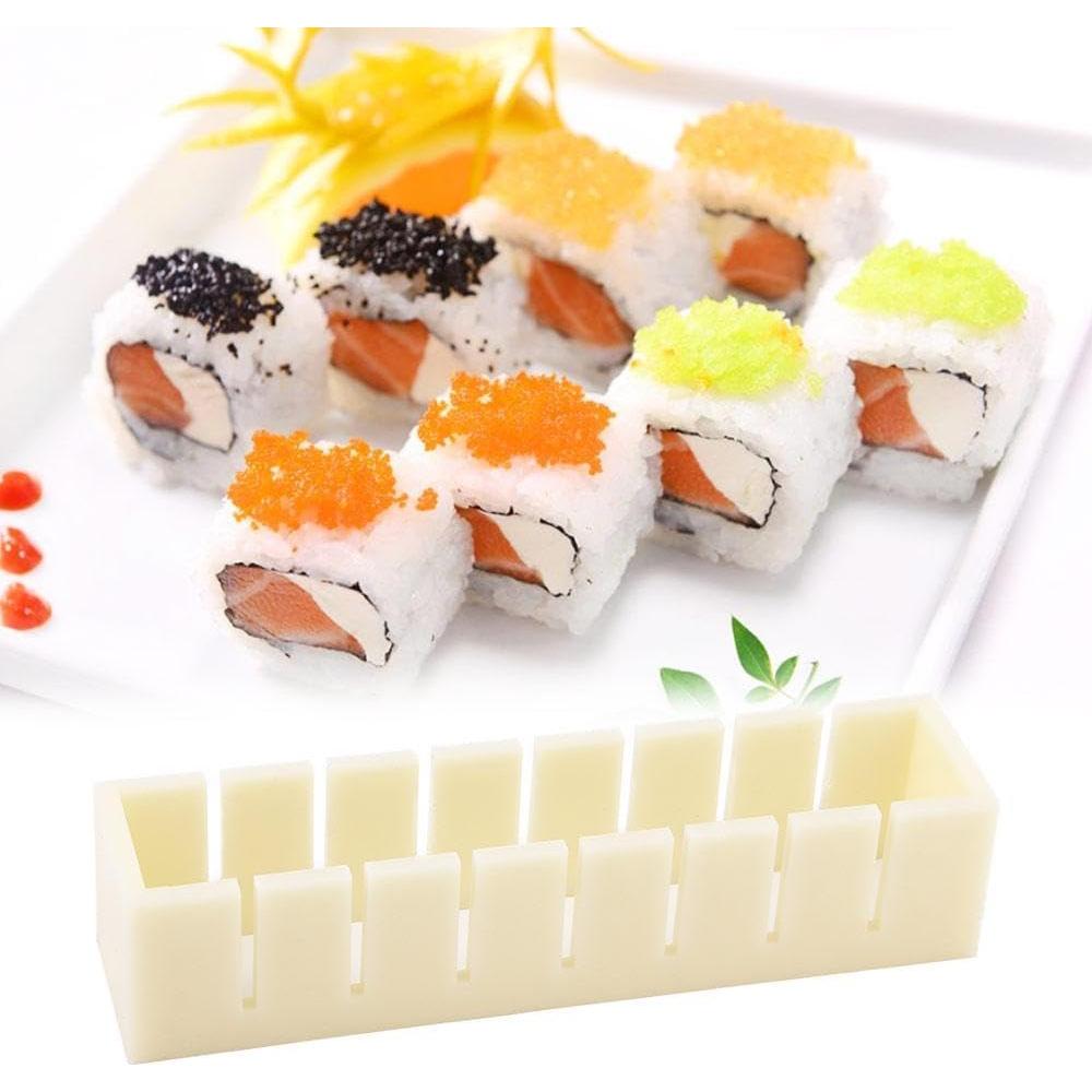 Kit de Hacer Sushi 6 Piezas Pokinge Molde Corazón y Redondo