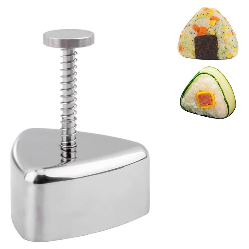 Molde de Onigiri AngelReally de Acero Inoxidable 9.5x7.5cm