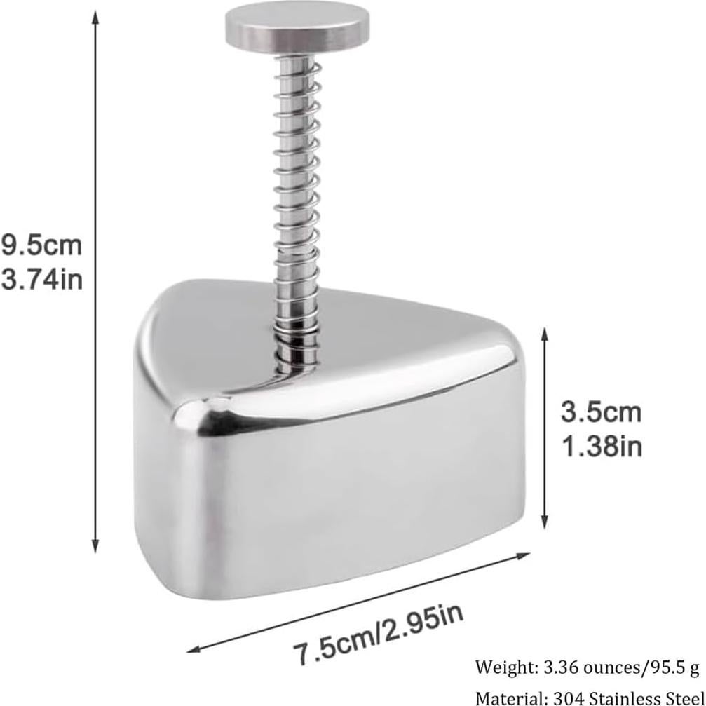 Molde de Onigiri AngelReally de Acero Inoxidable 9.5x7.5cm