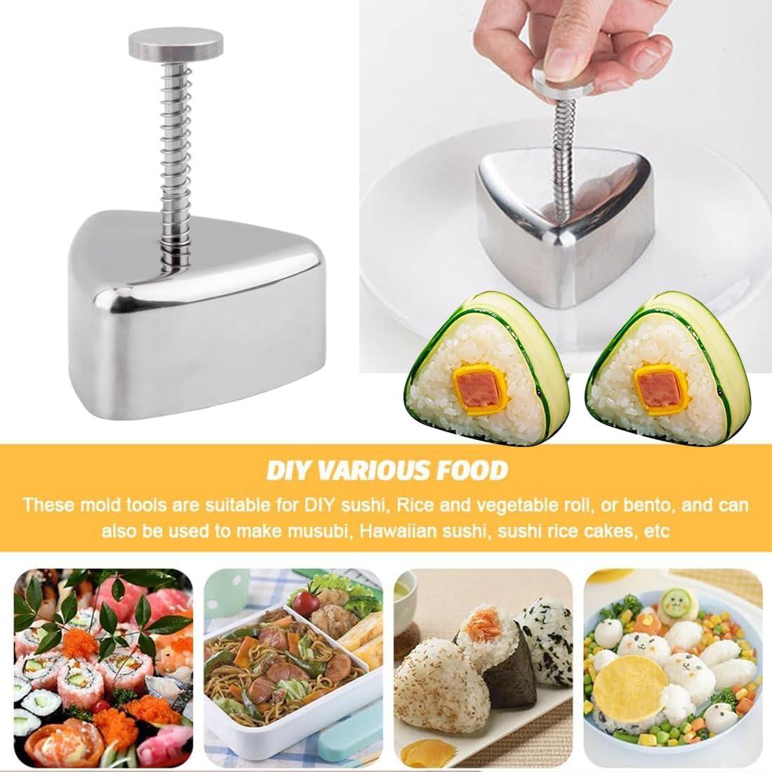 Molde de Onigiri AngelReally de Acero Inoxidable 9.5x7.5cm