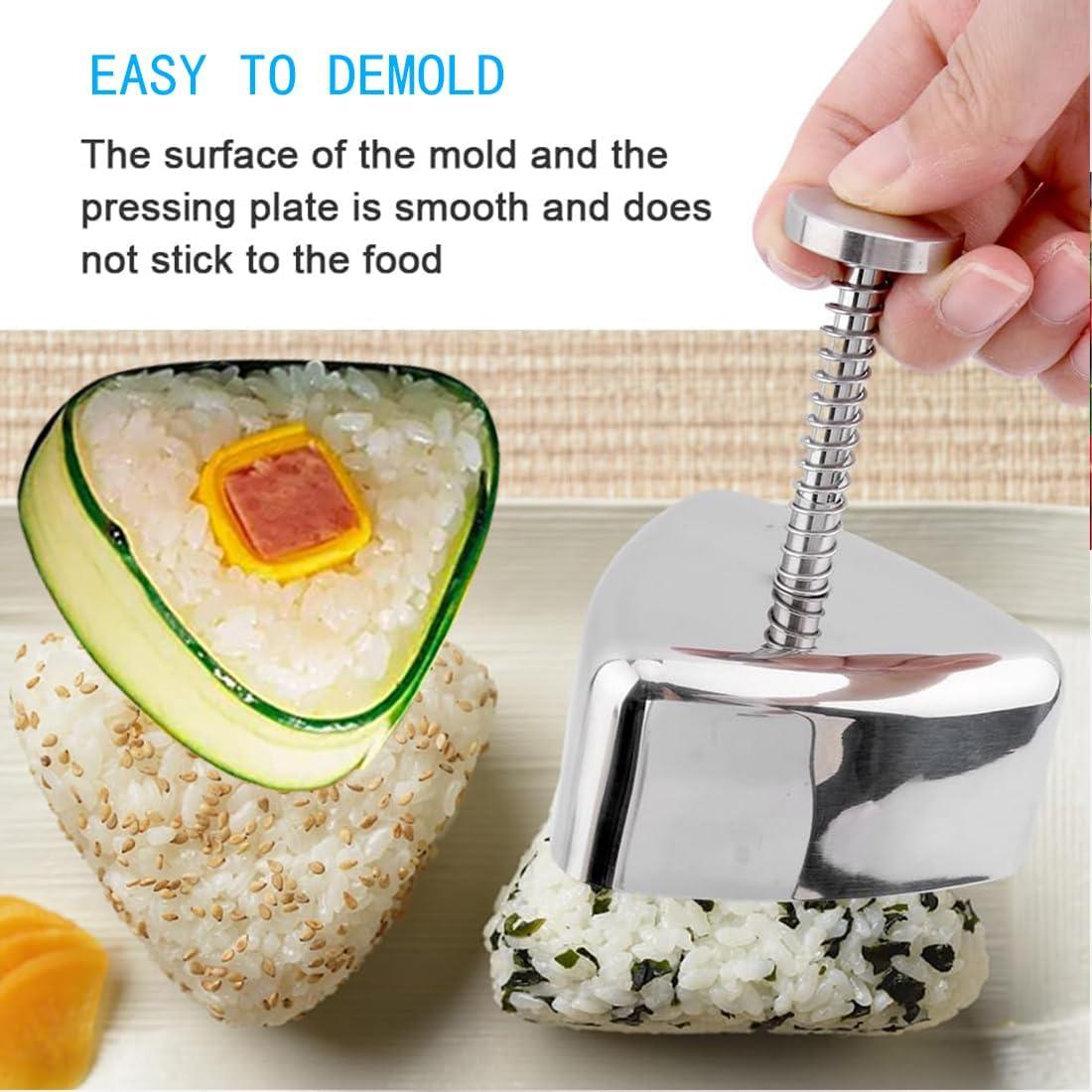 Molde de Onigiri AngelReally de Acero Inoxidable 9.5x7.5cm