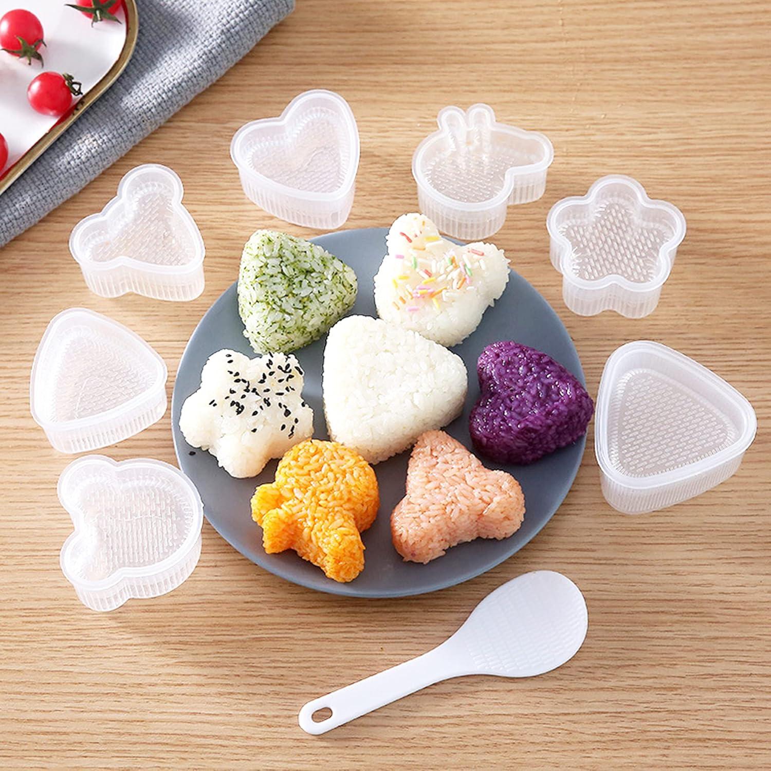 Molde de Onigiri Setaria Viridis, 6 Piezas para Sushi