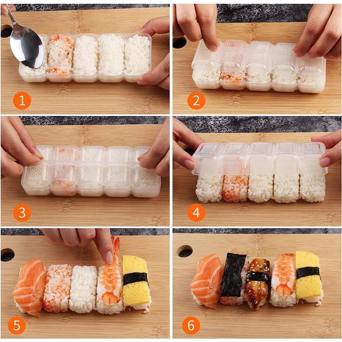 Prensa de Sushi JapanBargain 1753 para Nigiri - Molde Antiadherente