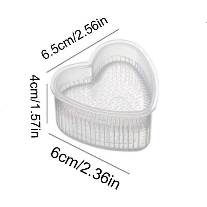 Molde de Sushi PZRT 2 Piezas - Corazón y Triángulo