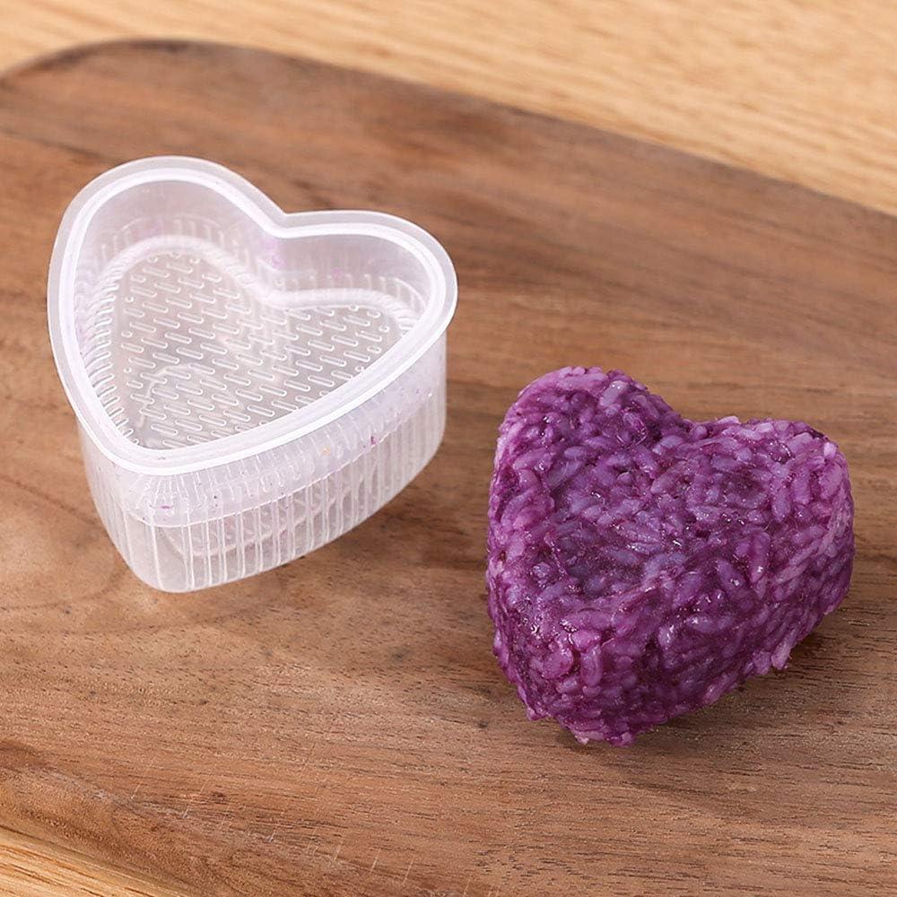 Molde de Sushi PZRT 2 Piezas - Corazón y Triángulo