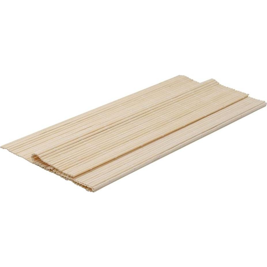 Estera de Bambú Natural EcoQuality para Sushi 24.1x24.1 cm - Pack de 3