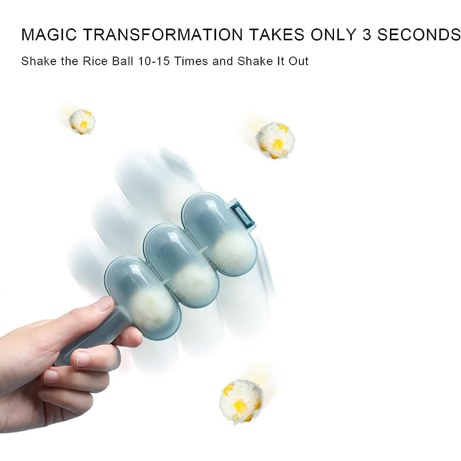 Molde para Bolas de Arroz Dwuww Azul - Kit Sushi DIY 56.7g