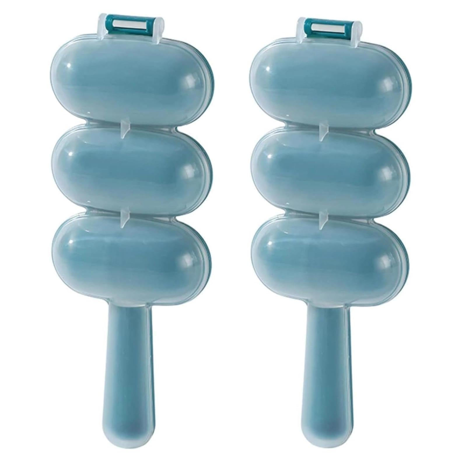 Juego de 2 Moldes para Bolas de Arroz Jizlan Azules