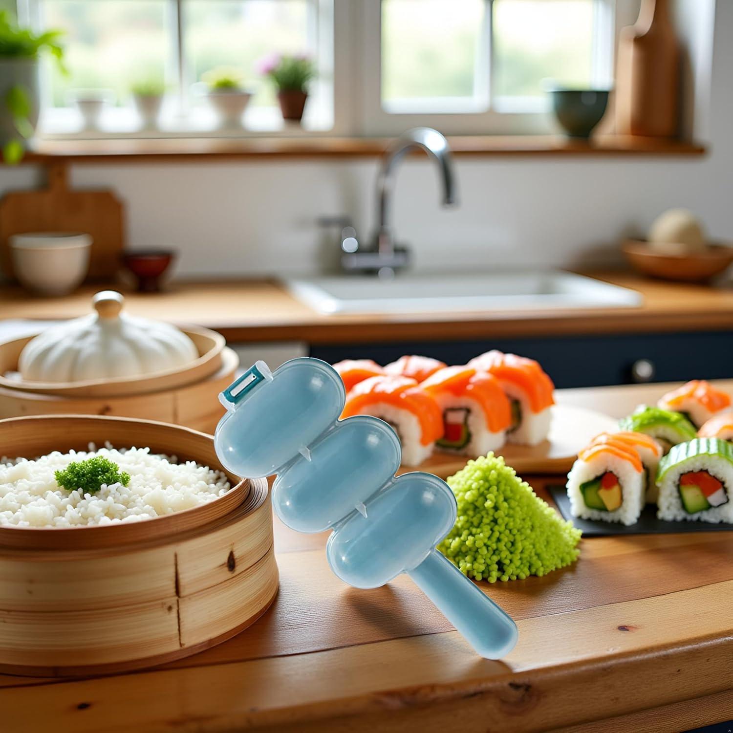 Juego de 2 Moldes para Bolas de Arroz WaigN - Shaker para Sushi