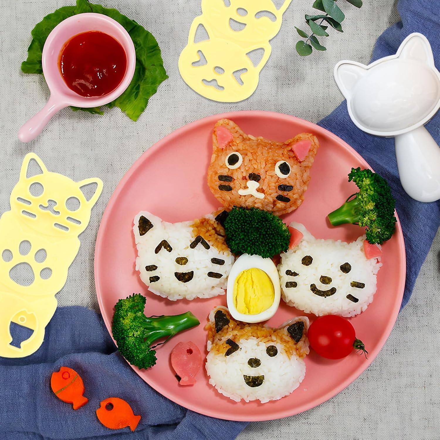 Molde de Onigiri KURTOPLLY, Kit para Hacer Bolas de Arroz