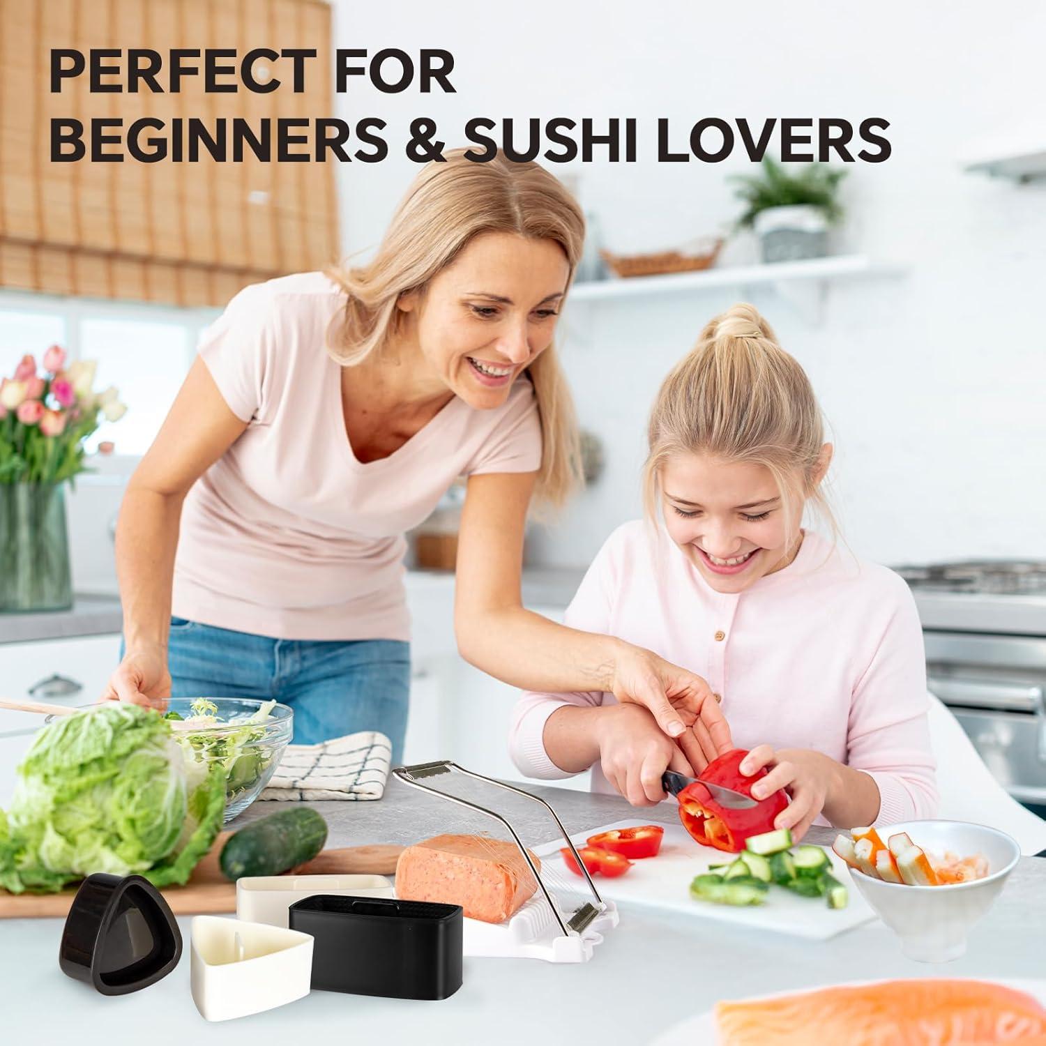 Kit de Molde para Sushi Vynetralix - 2 Moldes Musubi y Onigiri