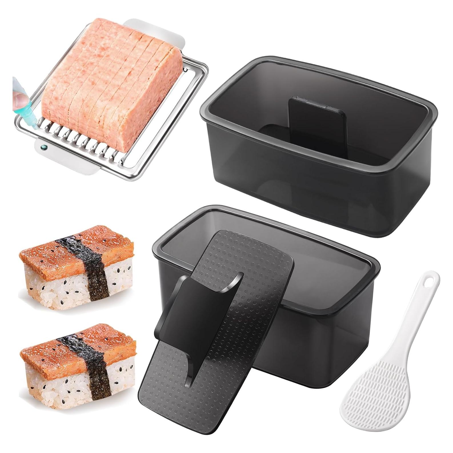 Kit de Molde Musubi YONGJUNG 2 Piezas con Cortador Acero Inoxidable