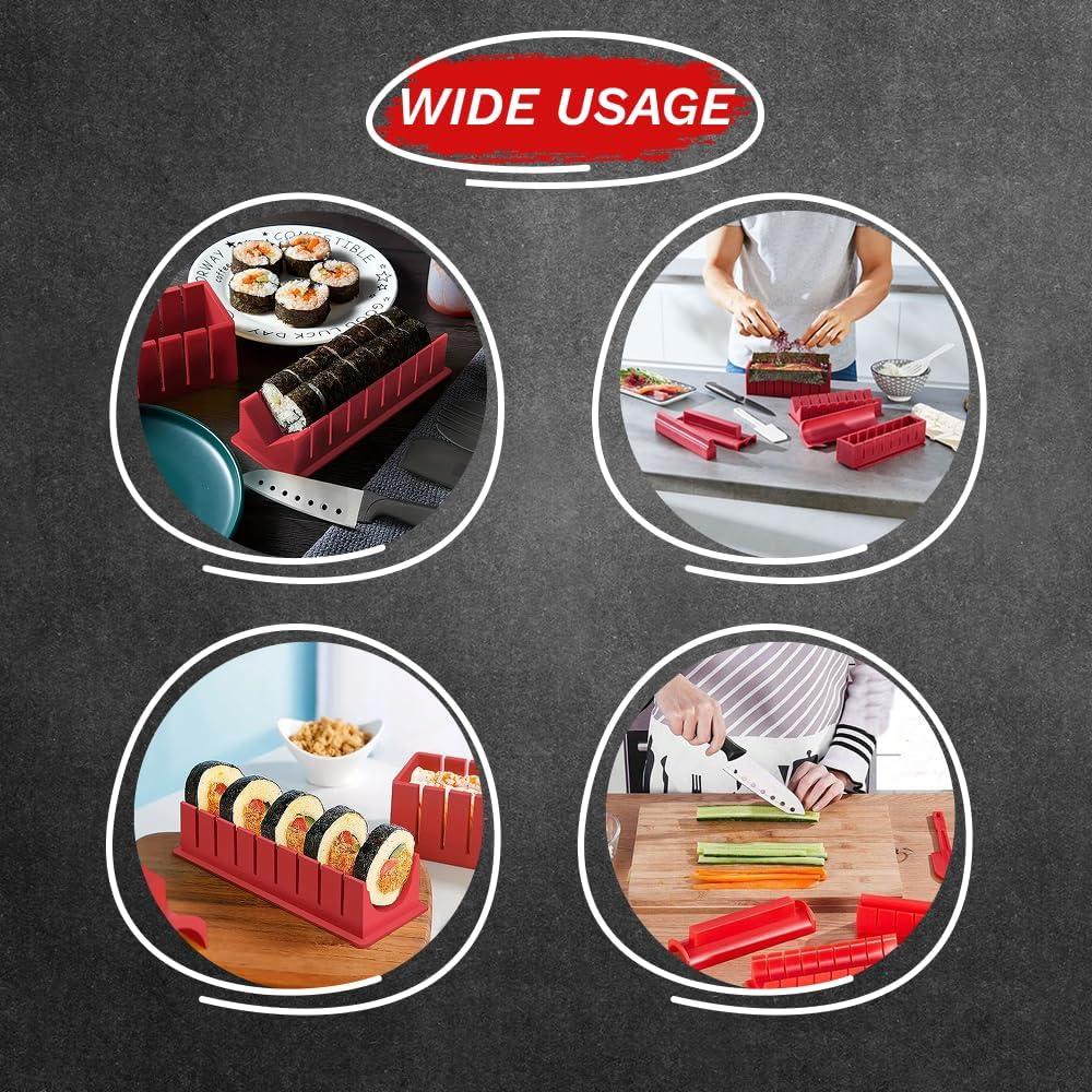 Kit de Hacer Sushi Todo en Uno Sheriffdrink 12 Piezas