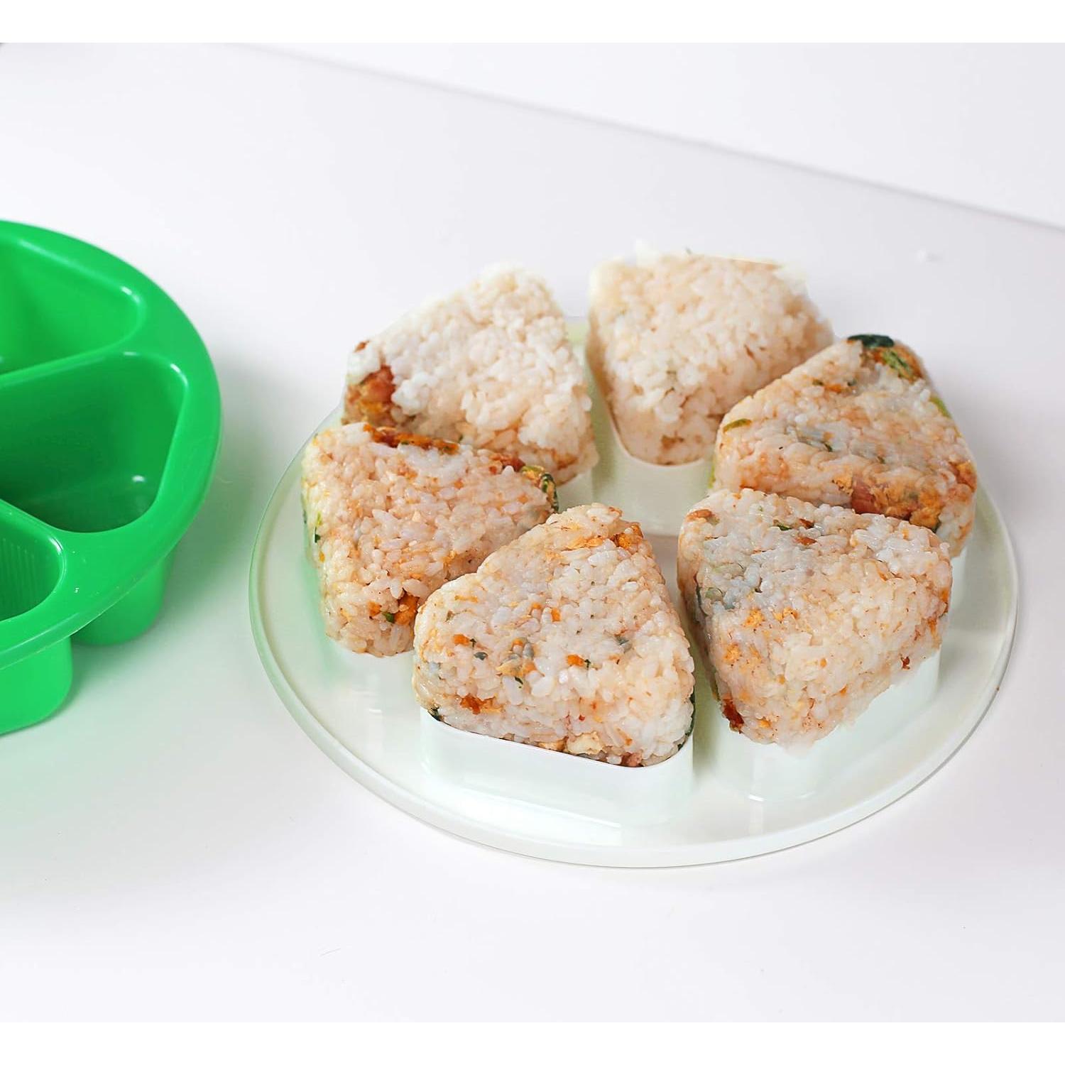 Molde de Sushi Triangular Melostu 6 Cavidades Antiadherente