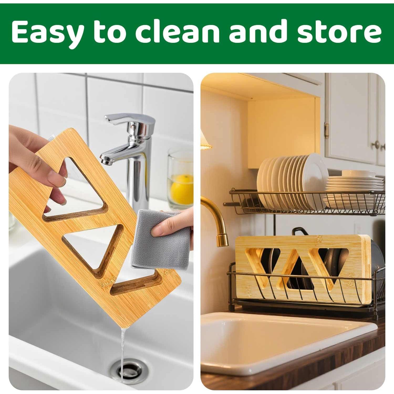 Molde de Onigiri de Madera de Bambú CIYRULL 3 en 1 para Bento