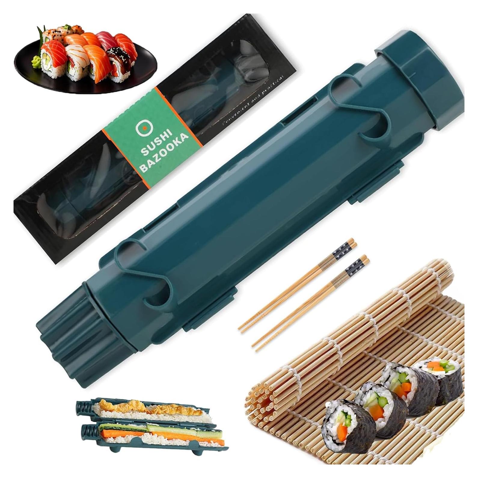 Kit de Hacer Sushi Foetifeu con Bazooka y Esteras de Bambú