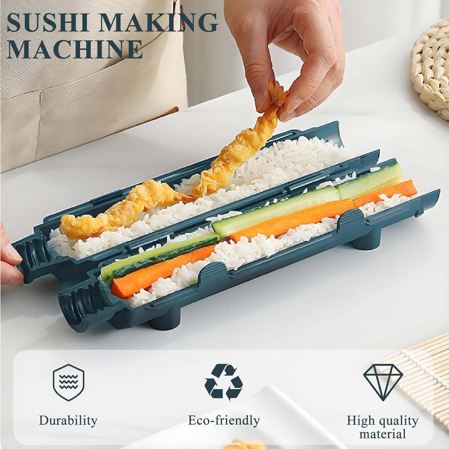Kit de Hacer Sushi Foetifeu con Bazooka y Esteras de Bambú