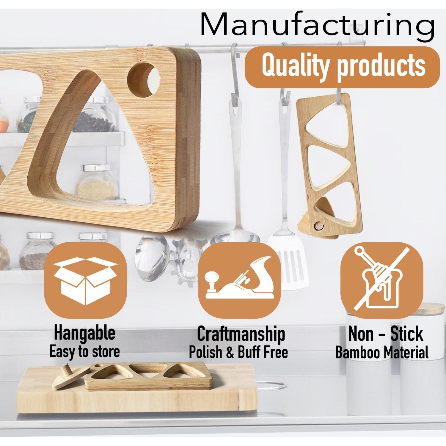 Juego de Moldes para Onigiri de Bambú Tuiiopoli - 300g