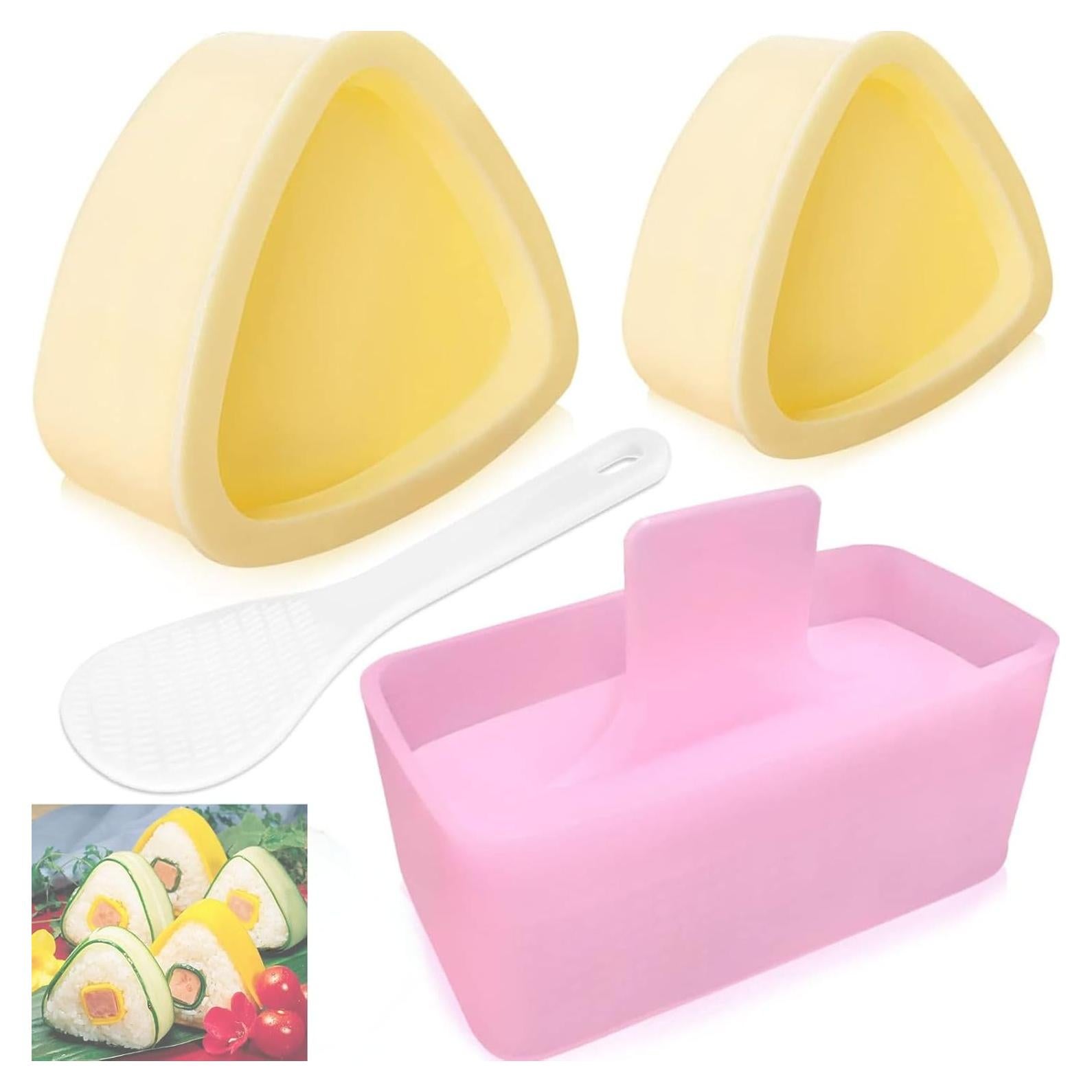 Juego de 3 Moldes de Onigiri YBLXYSKD - Prensa para Sushi