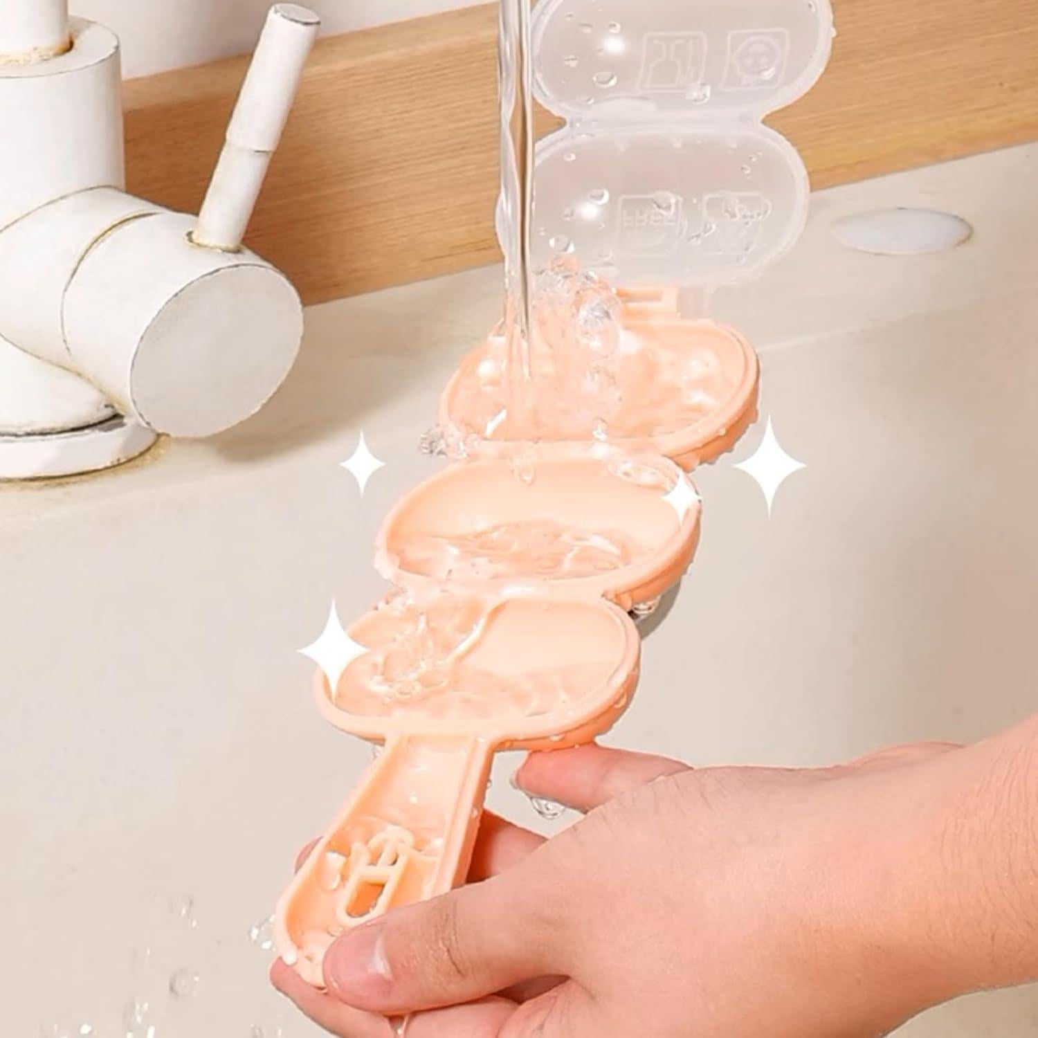 Juego de Moldes para Bolas de Arroz FUNGYAND - 2 Piezas, Rosa