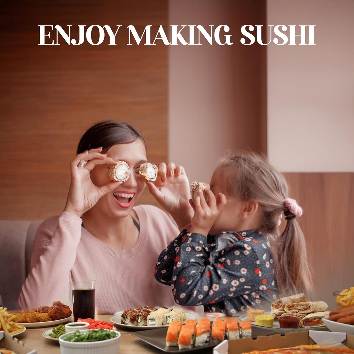 Kit de Hacer Sushi Campana Blue Kitchen - 20 Piezas Completo