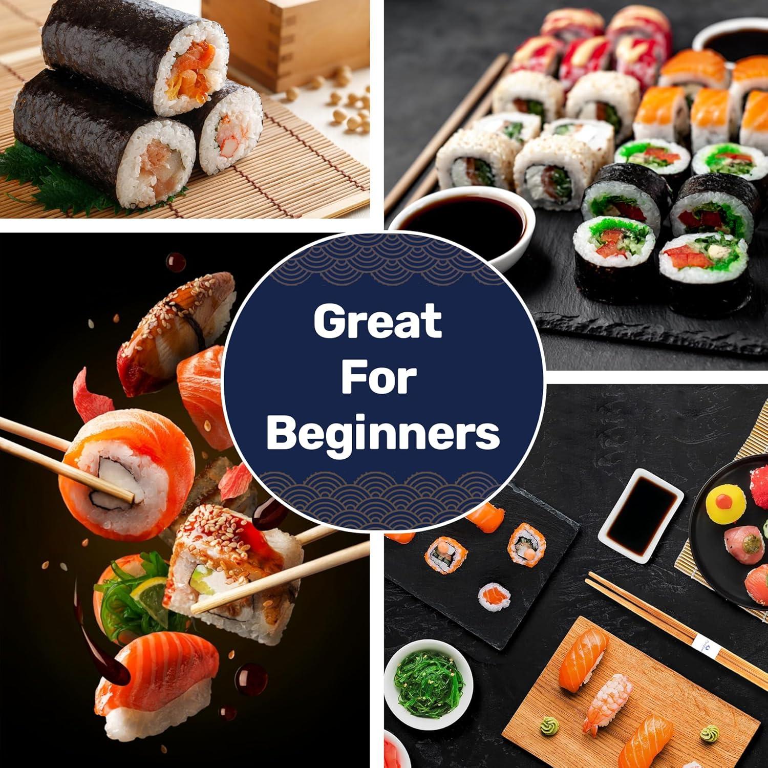 Kit de Hacer Sushi Campana Blue Kitchen - 20 Piezas Completo