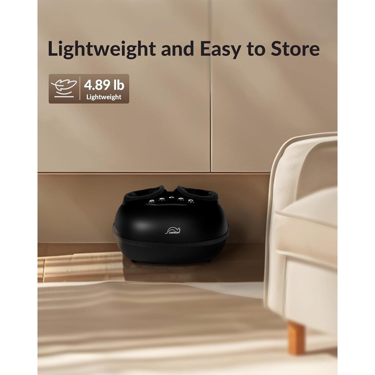 Masajeador de pies Snailax SL-545 con calor y compresión