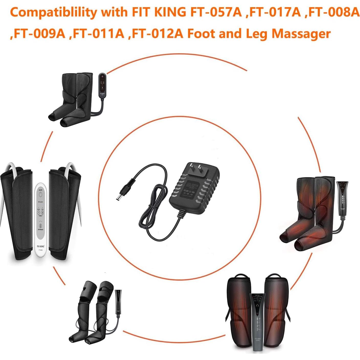 Adaptador de Corriente 12V AC DC Kamikakushi para Masajista FIT King