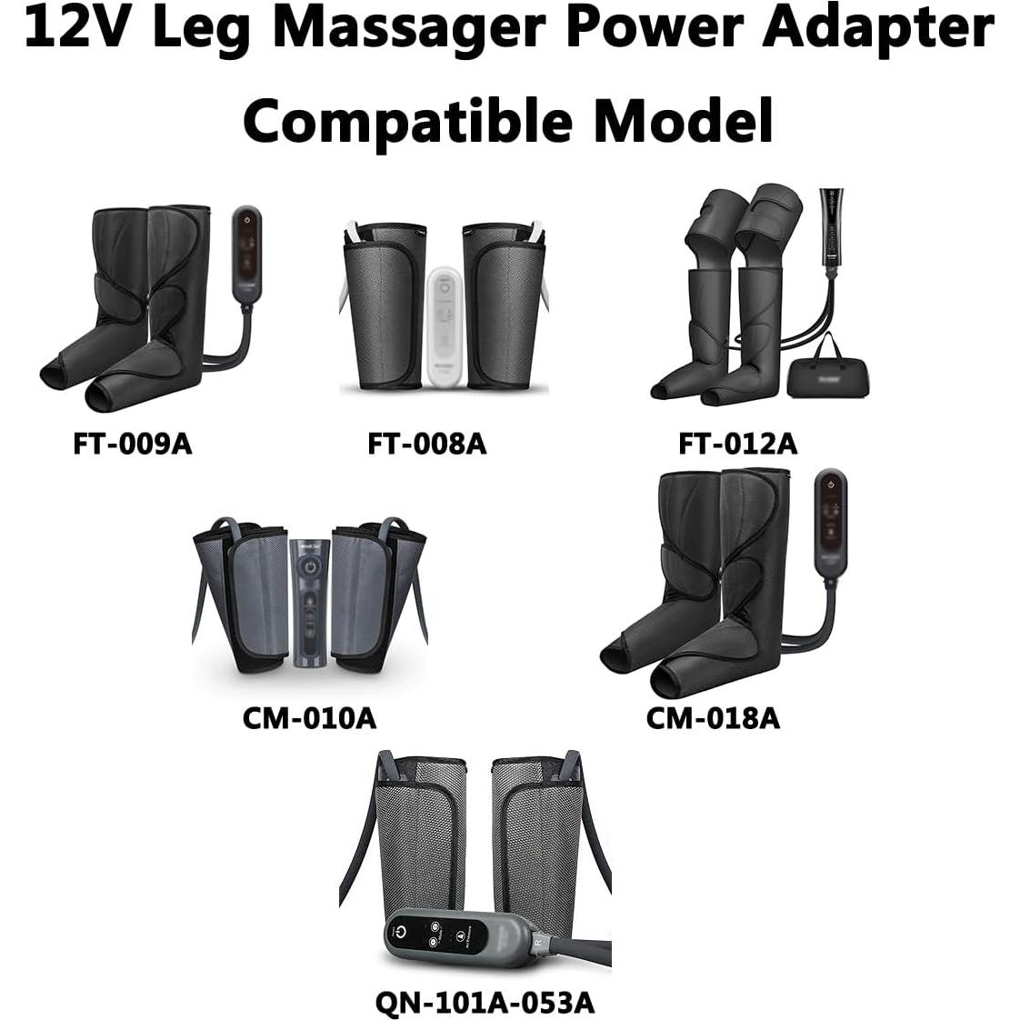 Adaptador de Corriente 12V para Masajeador de Piernas Ak